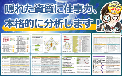 自己分析診断テスト「ポテクト」で強み・弱みを徹底分析！ 無料版あり